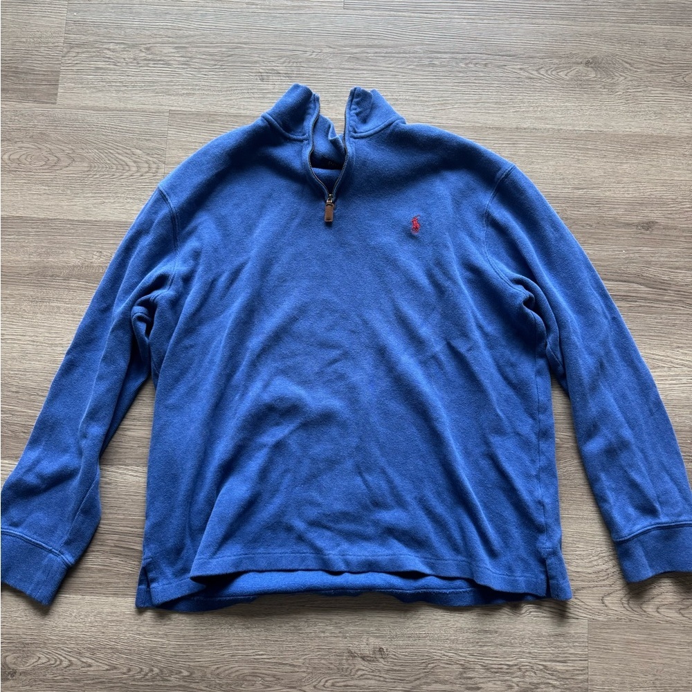 Polo by Ralph Lauren Blue Zip Up Sweater
